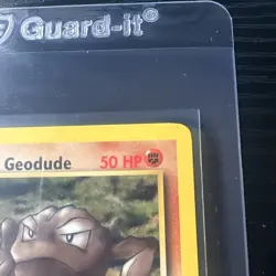 Brock’s Geodude 38/132 1st Edition Gym Heroes WOTC Vintage Pokemon - Image 4