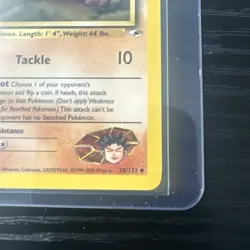 Brock’s Geodude 38/132 1st Edition Gym Heroes WOTC Vintage Pokemon - Image 5