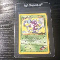 Koga’s Koffing 48/132 1st Edition Gym Challenge WOTC Vintage Pokemon - Image 1