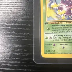 Koga’s Koffing 48/132 1st Edition Gym Challenge WOTC Vintage Pokemon - Image 2