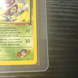 Koga’s Koffing 48/132 1st Edition Gym Challenge WOTC Vintage Pokemon - Image 5