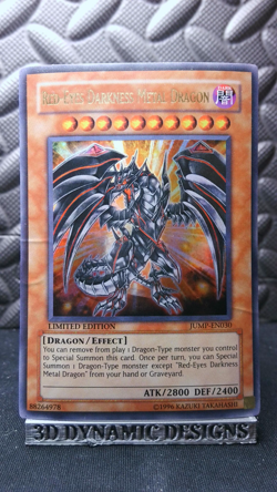 | Yugioh Red-Eyes Darkness Metal Dragon JUMP-EN030 Ultra Rare Jump Promo DMG | - Image 1