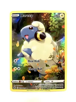 Mareep #GG34/GG70 Crown Zenith: Galarian Gallery Ultra Rare Pokemon TCG Card NM - Image 1