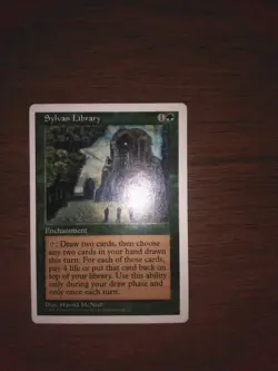 Magic The Gathering Sylvan Library 5th edition - Image 1