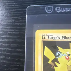 Lt. Surge’s Pikachu 81/132 1st Edition Gym Heroes WOTC Vintage Pokemon - Image 3