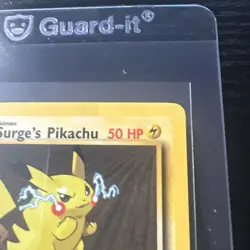 Lt. Surge’s Pikachu 81/132 1st Edition Gym Heroes WOTC Vintage Pokemon - Image 4