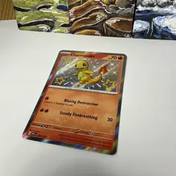 Pokemon Cards Charmander 109/091 Paldean Fates Shiny Rare NM - Image 4