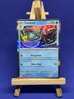 Pokemon TCG - Inteleon MEP 002 Mega Evolution Stamped Prerelease Promo - Image 1