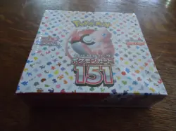 FREE SHIPPING NICE BOX Pokemon 151 Booster Box Japanese Sealed With Shrink Wrap - Image 1