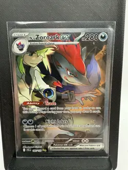 Pokemon TCG N's Zoroark ex- Journey Together (Special Illustration Rare) 185/159 - Image 1