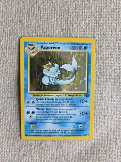 Jolteon 4/64 Holo & Vaporeon 12/64 Holo Jungle Unlimited Pokemon Tcg [LP/MP] - Image 5
