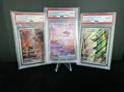 Pokemon TCG Charizard Ex SIR 199/165, Charmeleon 169/165, Charmander 168/165 PSA - Image 1