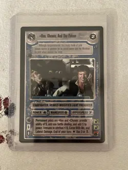 Star Wars CCG Han Chewie & The Falcon + 18 Reflections 2 Combo Cards Near Mint - Image 2