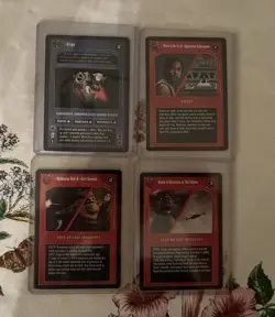 Star Wars CCG Han Chewie & The Falcon + 18 Reflections 2 Combo Cards Near Mint - Image 5