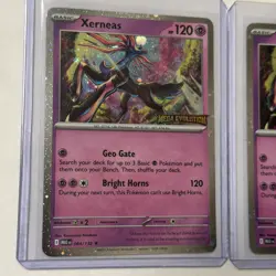 Xerneas Holo 064/132 Stamped Promo Card Sealed Pokemon Mega Evolutions 2x - Image 2