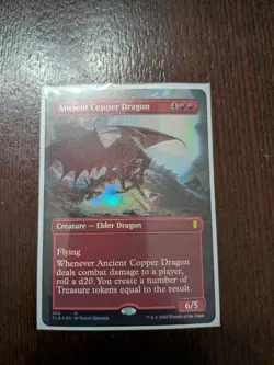 Ancient Copper Dragon (Borderless foil) Battle for Baldur's... - Image 1