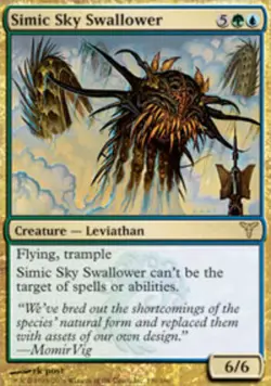 1x Simic Sky Swallower - Foil Light Play, English Dissension MTG Magic - Image 1