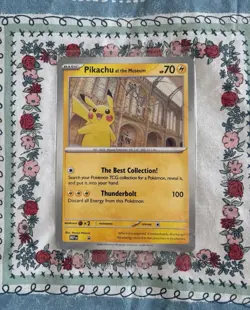 Brand New Sealed - Pokemon TCG Pikachu At The Museum Promo Card - Image 1