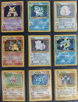 Complete Pokemon Card Base Set 102/102 WOTC 1999 Charizard, Blastoise, Venusaur - Image 1