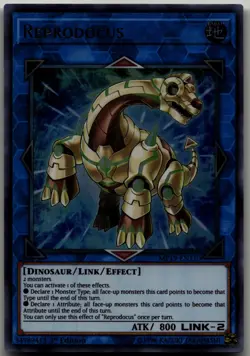 Reprodocus Ultra Rare 2019 Gold Sarcophagus Tin Mega Pack MP19-EN110 LP - Image 1