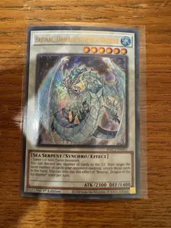 Yugioh Brionac, Dragon of the Ice Barrier (Duel Terminal) HAC1-EN051 1st Edition - Image 1