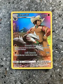Pokemon TCG Cards Excadrill 246/236 Cosmic Eclipse Secret Rare MINT - Image 1