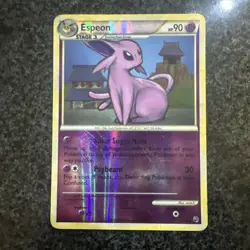 Espeon 2/90 HGSS Undaunted Reverse Holo Rare Pokemon Card - Image 1