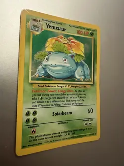Pokemon TCG Venusaur Holo 15/102 Base Set Rare 1999 Mitsuhiro Arita - Image 2