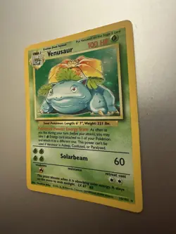 Pokemon TCG Venusaur Holo 15/102 Base Set Rare 1999 Mitsuhiro Arita - Image 3