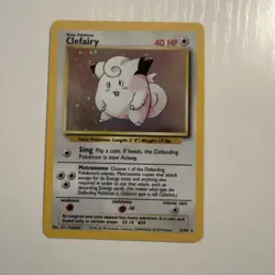 Pokemon TCG - Clefairy - 5/102 - Holo Rare - Base Set Unlimited - Image 1