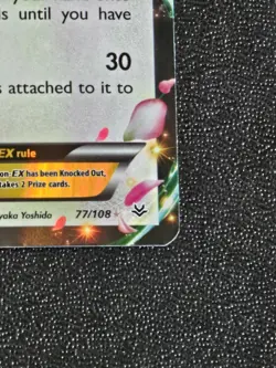 Pokemon TCG Shaymin-EX Roaring Skies 77/108 Holo 1st Edition Holo Rare EX - Image 4