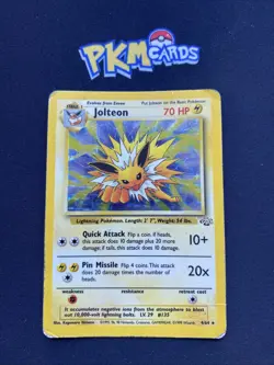 Pokemon TCG Jolteon Jungle 4/64 Holo Rare HP. - Image 1