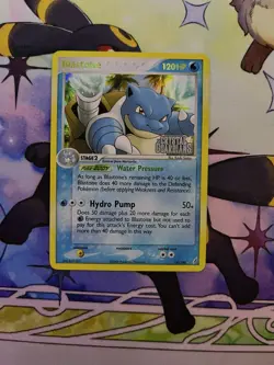 Pokemon TCG Blastoise EX Crystal Guardians 14/100 Reverse Holo Rare 120HP 50+ - Image 1