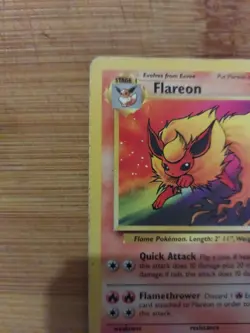 🔥 Flareon 19/64 🔥 Original Non Holo Rare Jungle Set Pokemon Card WOTC 1999 TCG - Image 3