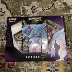 POKEMON TCG CHAMPIONS PATH HATTERENE V BOX COLLECTION NEW FACTORY SEALED - Image 2
