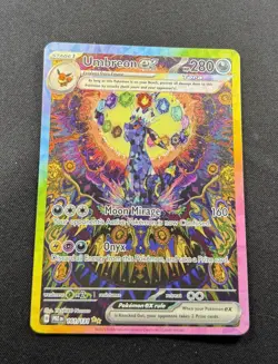 POKEMON PRISMATIC EVOLUTIONS #161/131 UMBREON EX SPECIAL ILLUSTRATION RARE - Image 1