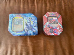 Pokemon TCG Lot of 2 Tins PALDEA LEGENDS Koraidon Ex & Miraidon Ex SEALED - Image 1