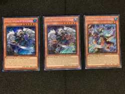 Yu-Gi-Oh! Mirror Mage + 2x Georgius, Swordman Of The Ice Barrier BLTR 1st Ed - Image 1