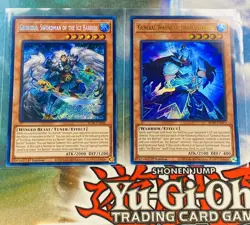Yu-Gi-Oh! Georgius, Swordman of the Ice Barrier Secret Rare + General Wayne NM - Image 2