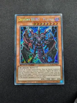 Yugioh - Destiny HERO - Plasma SGX1-ENB01 1st Secret Rare NM - Image 1