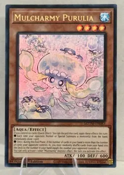 Yugioh! Mulcharmy Purulia MZTM-EN083 Ultra Rare UR 1st Edition TCG Mint Card - Image 1