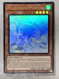 Yugioh! Mulcharmy Purulia MZTM-EN083 Ultra Rare UR 1st Edition TCG Mint Card - Image 2