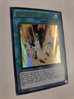 Dark Fusion LCGX-EN099 Ultra Rare Yugioh Legendary Collection 2 Unlimited NM - Image 2