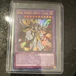 Konami Yu-Gi-Oh! Evil HERO Neos Lord S708888 1st Edition Holo Fusion Fiend - Image 1