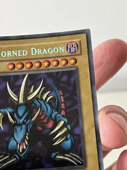 Tri-Horned Dragon LOB-E000 Secret Rare 1st Edition Yu-Gi-Oh Mint+ - Image 3