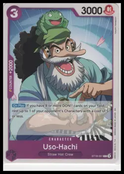 Starter Deck 18: PURPLE Monkey.D.Luffy #ST18-001 Uso-Hachi (ST18-001) - Image 1