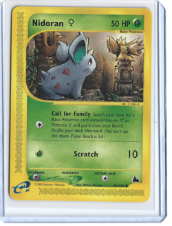 Nidoran 81/144 Non-Holo Skyridge Pokemon Card Nm (Pack Fresh) - Image 1