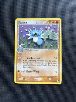 Pokemon Card EX Dragon Frontiers Seadra 22/101 Rare - Image 1