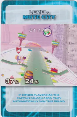 Mute City - 2001 Super Smash Bros. Melee Battle Card Magazine Exclusive - Image 1