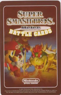 Mute City - 2001 Super Smash Bros. Melee Battle Card Magazine Exclusive - Image 2